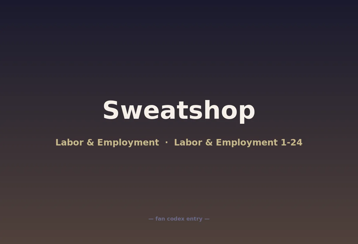 Sweatshop