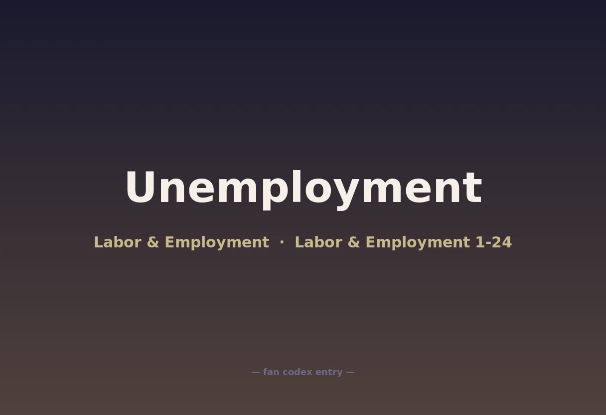 Unemployment