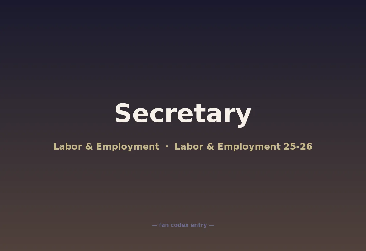 Secretary